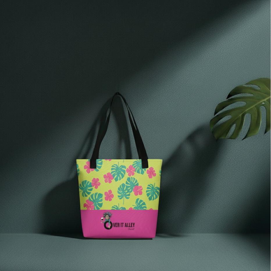 Over It Tote Bag - Bold Patterns for Bold Women