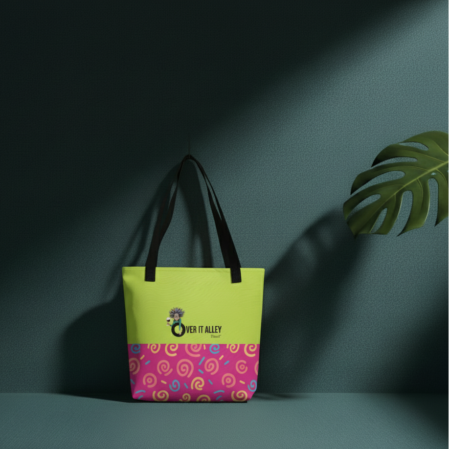 Over It Tote Bag - Bold Patterns for Bold Women
