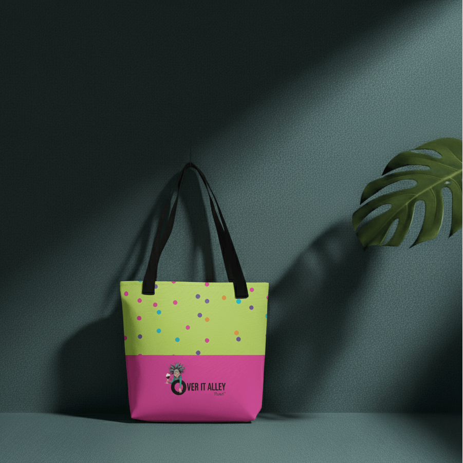 Over It Tote Bag - Bold Patterns for Bold Women