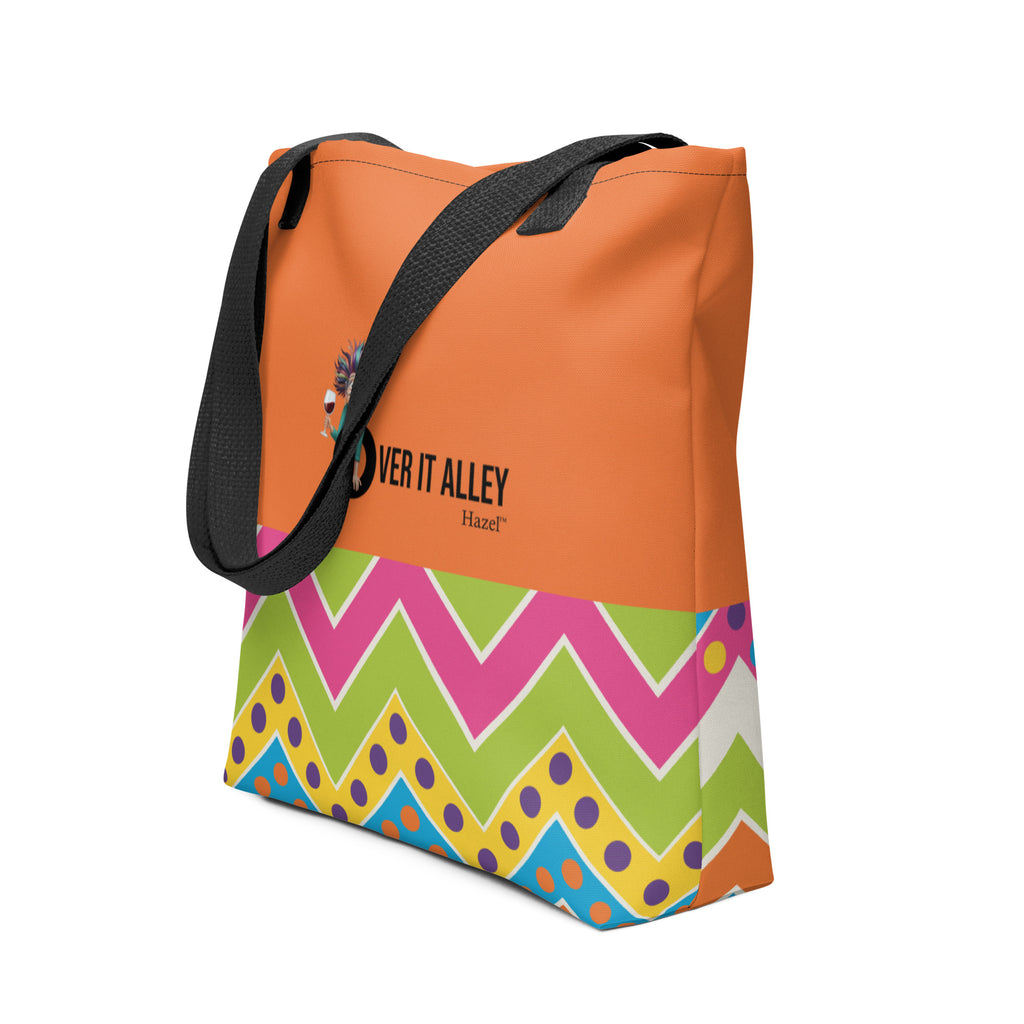 Over It Tote Bag - Bold Patterns for Bold Women