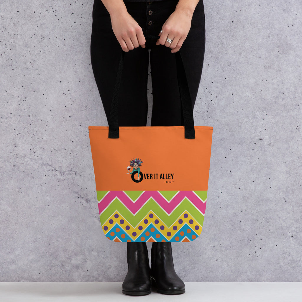 Over It Tote Bag - Bold Patterns for Bold Women