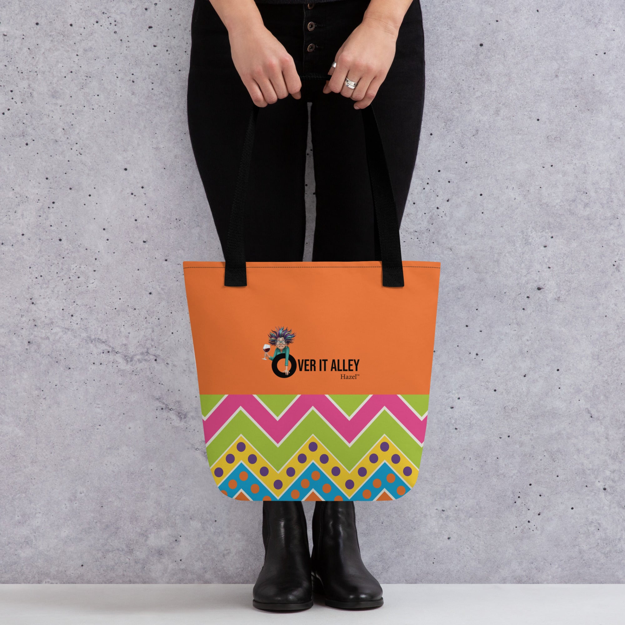 Over It Tote Bag - Bold Patterns for Bold Women