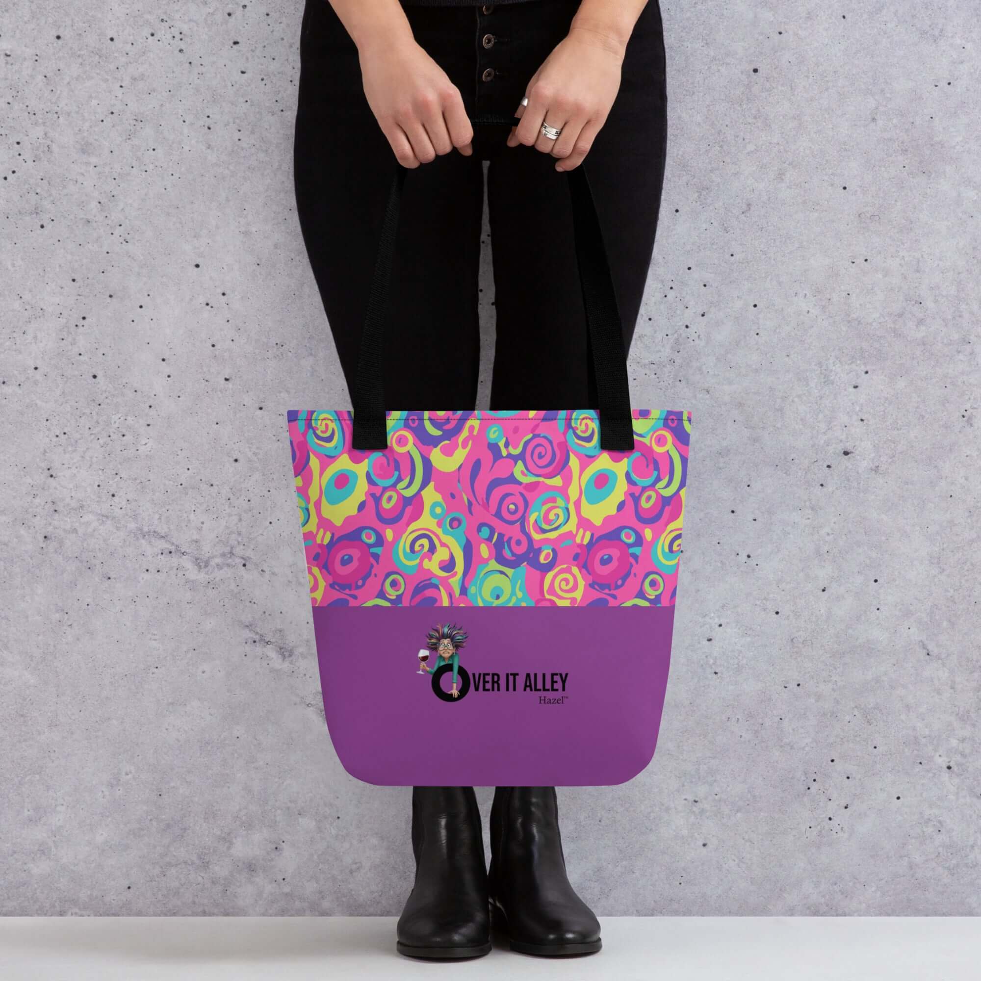 Over It Tote Bag - Bold Patterns for Bold Women