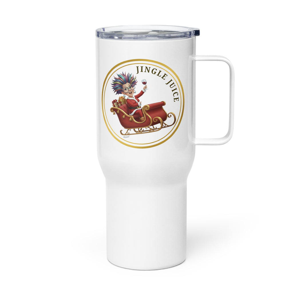 Insulated Stainless Steel Travel Mug 25oz JINGLE JUICE™ Wine Lover