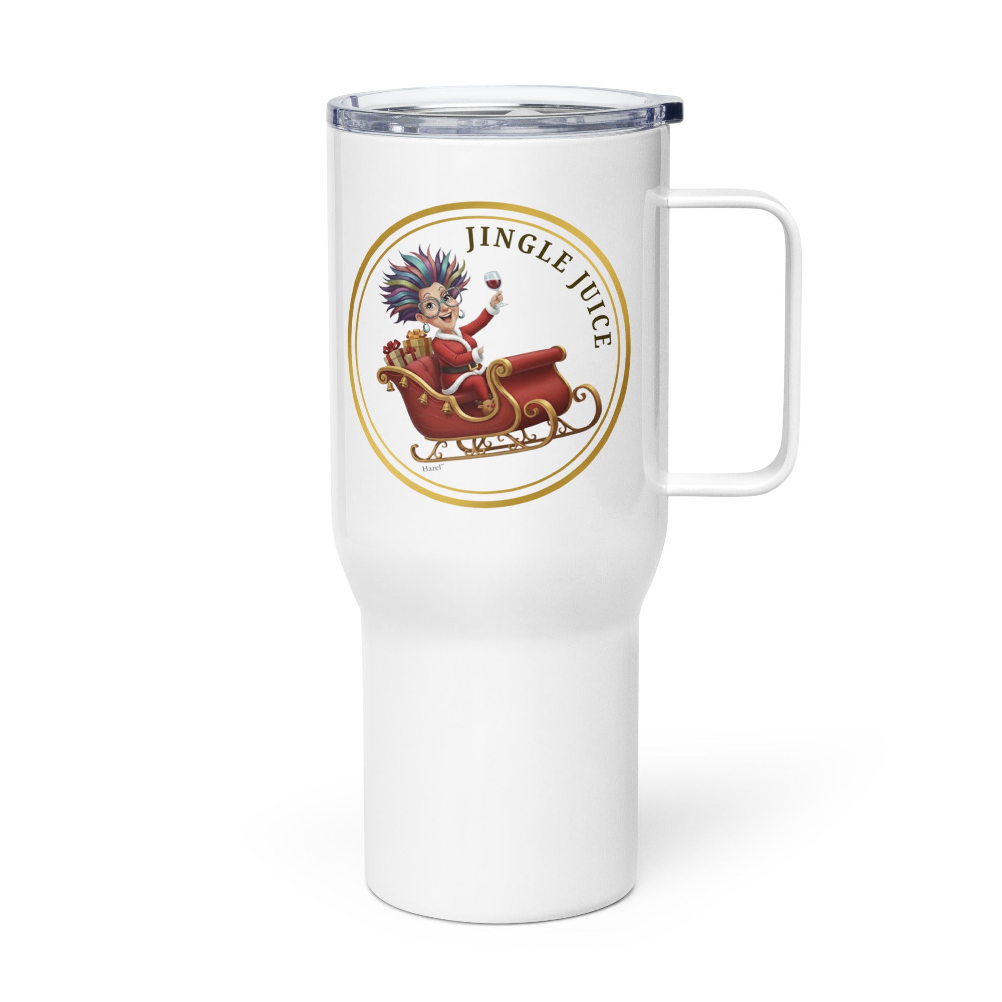 Insulated Stainless Steel Travel Mug 25oz JINGLE JUICE™ Wine Lover