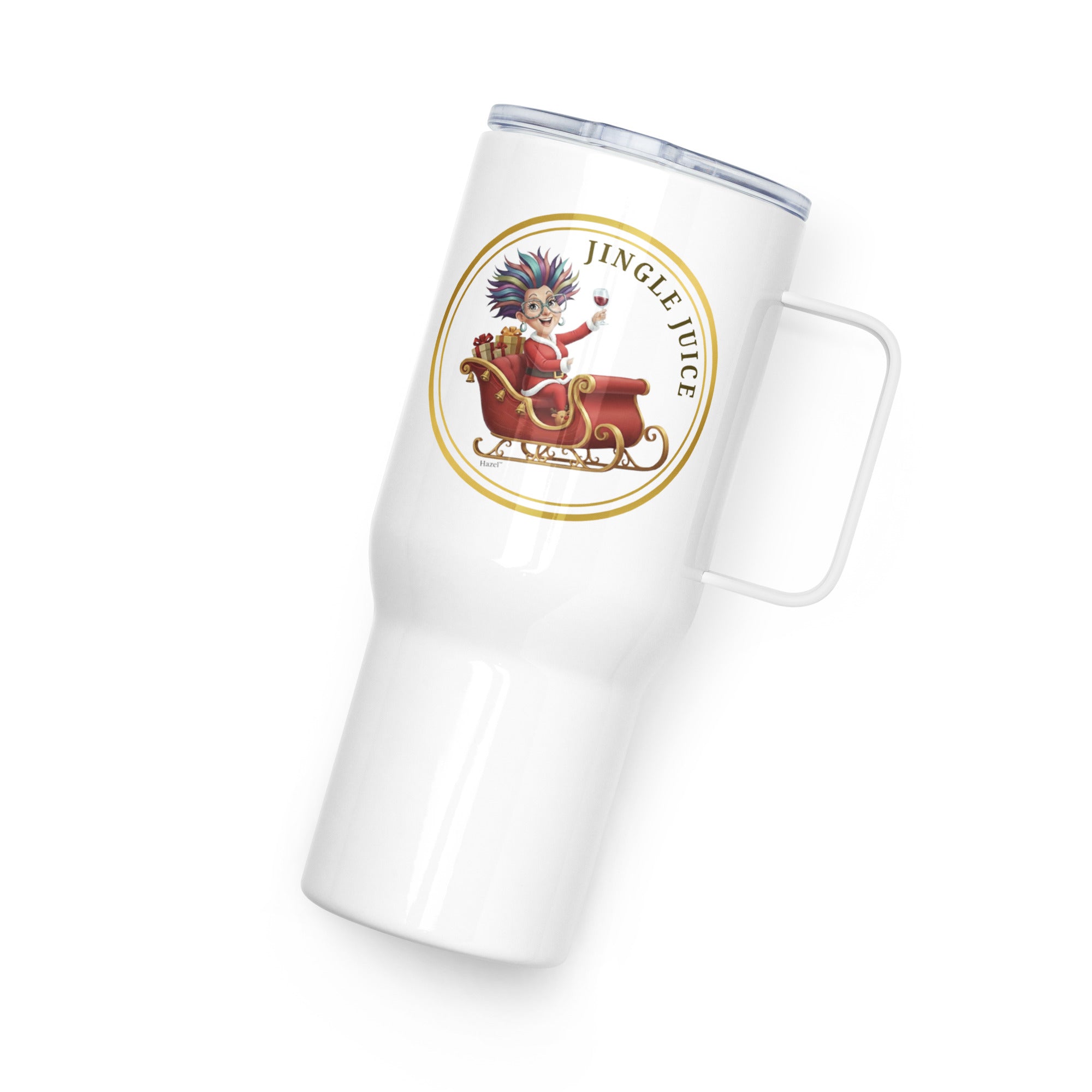Insulated Stainless Steel Travel Mug 25oz JINGLE JUICE™ Wine Lover