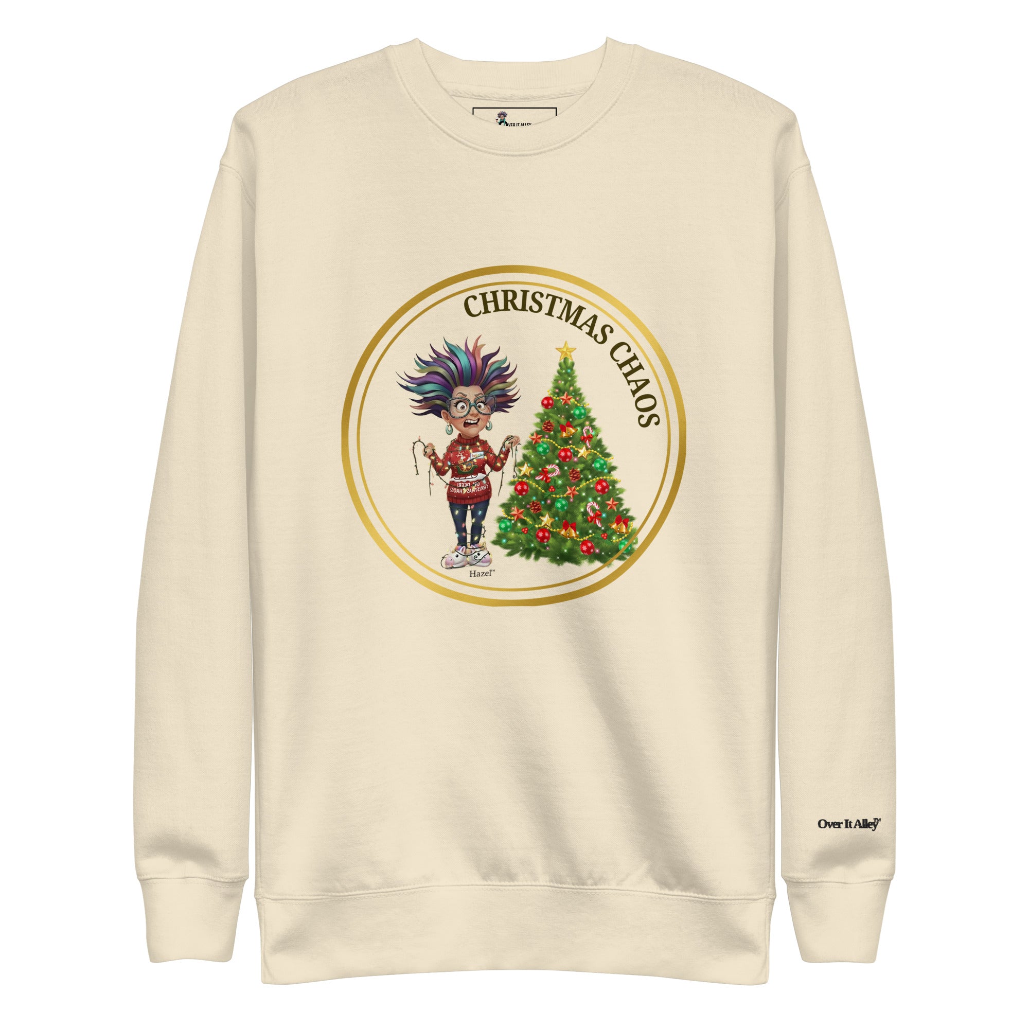 Funny Christmas Sweater - CHRISTMAS CHAOS™- Funny Tangled Lights 