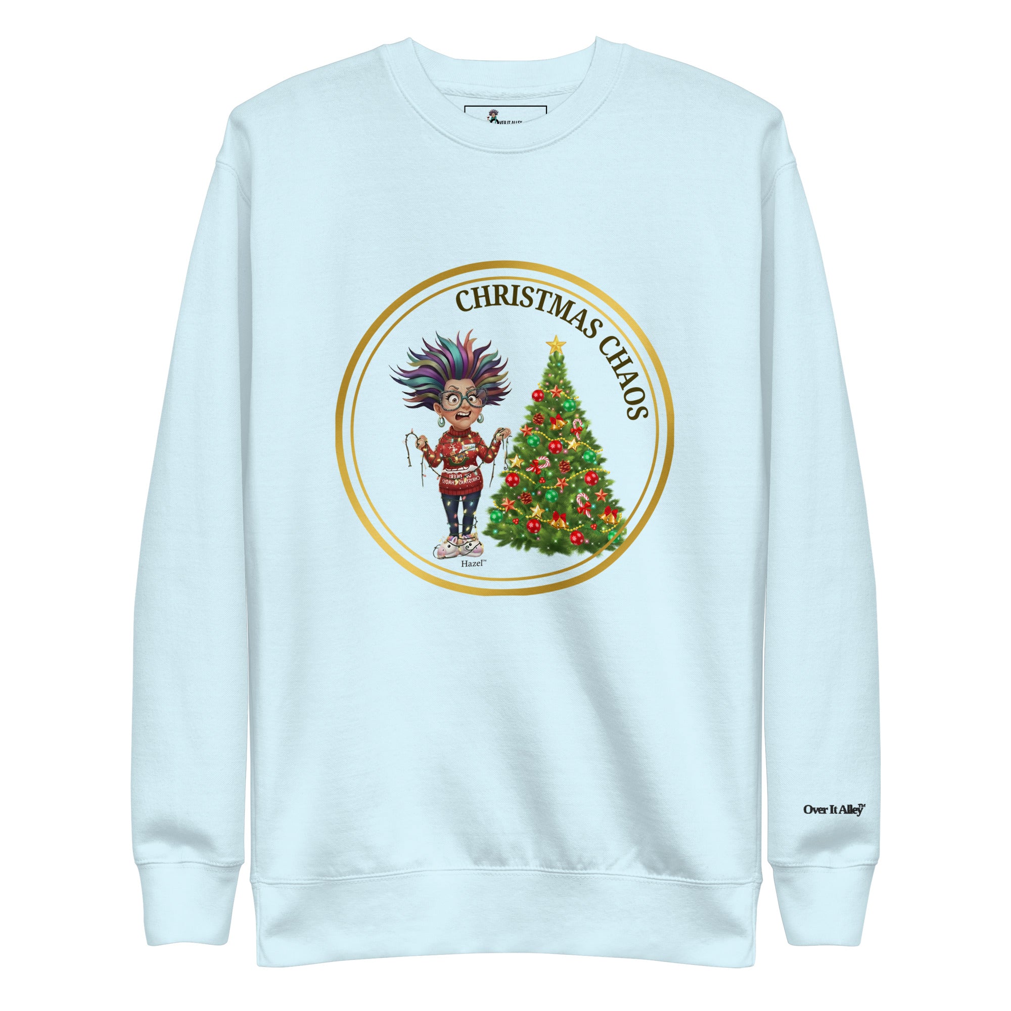 Funny Christmas Sweater - CHRISTMAS CHAOS™- Funny Tangled Lights 