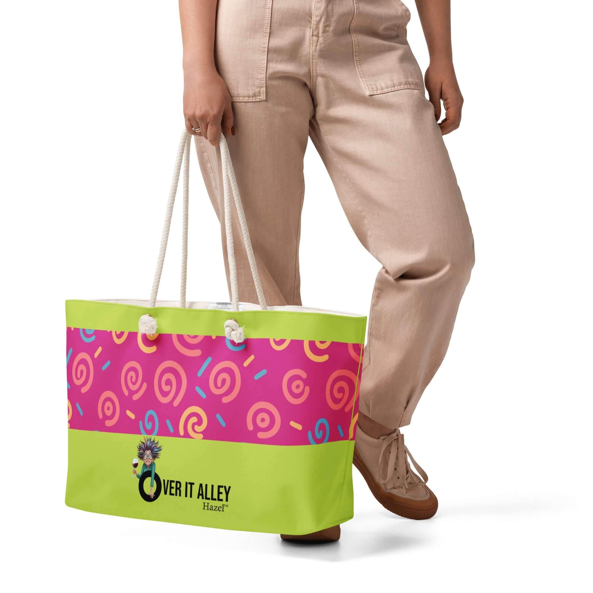 Wardrobe Weekender Travel Bag - Lime Swirl Sensation