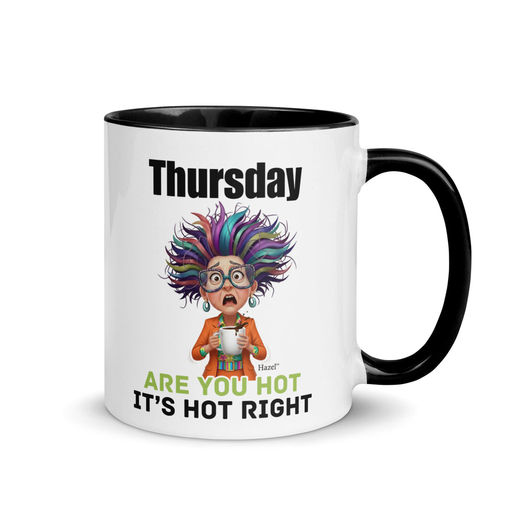 Funny Midlife Coffee Mug 11oz - Thursday Mug - Is It Hot In Here