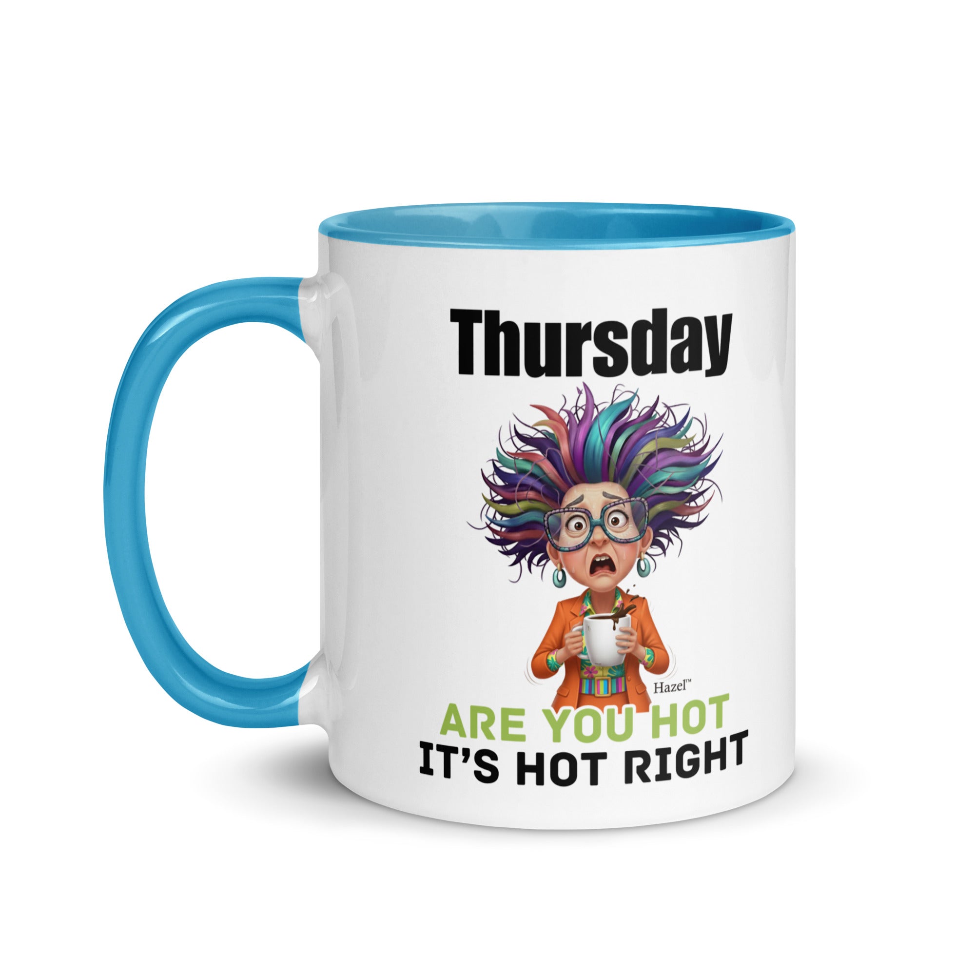Funny Midlife Coffee Mug 11oz - Thursday Mug - Is It Hot In Here