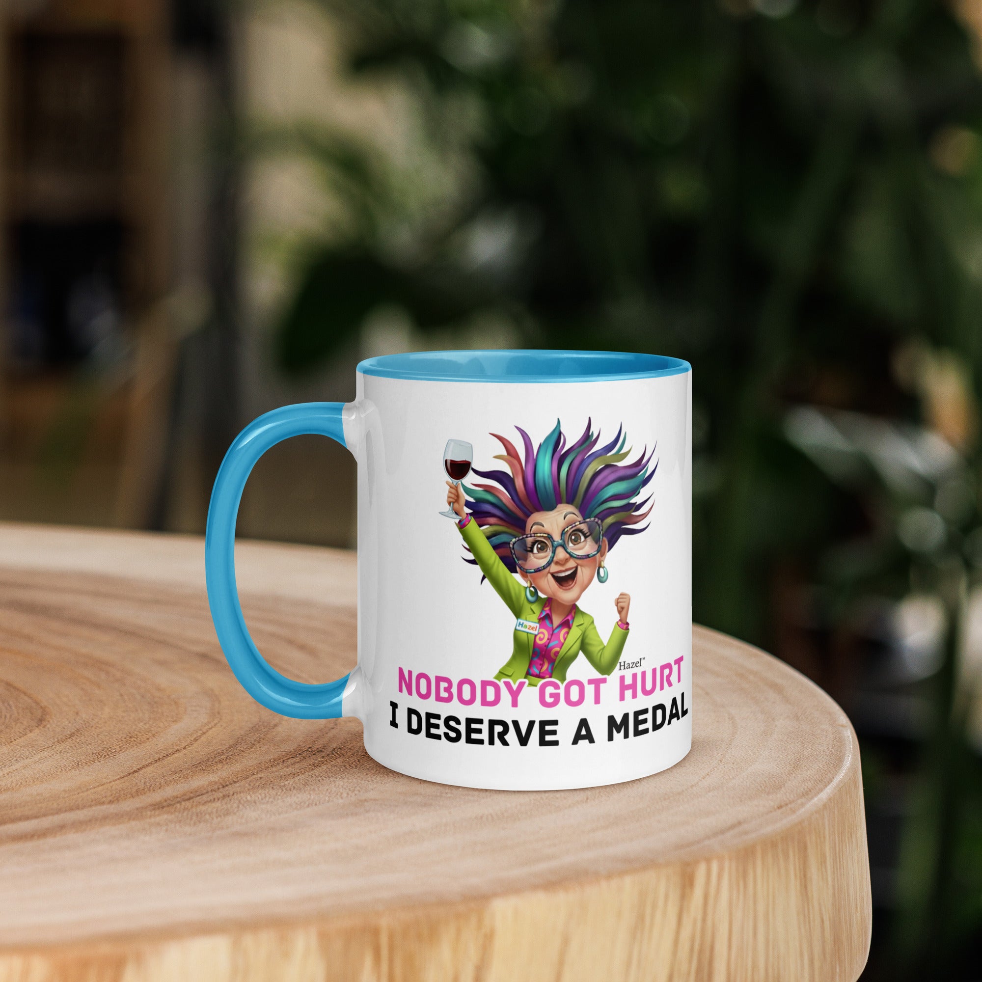 Funny Menopause Coffee Mug 11oz - Nobody Got Hurt - Deserve a Medal