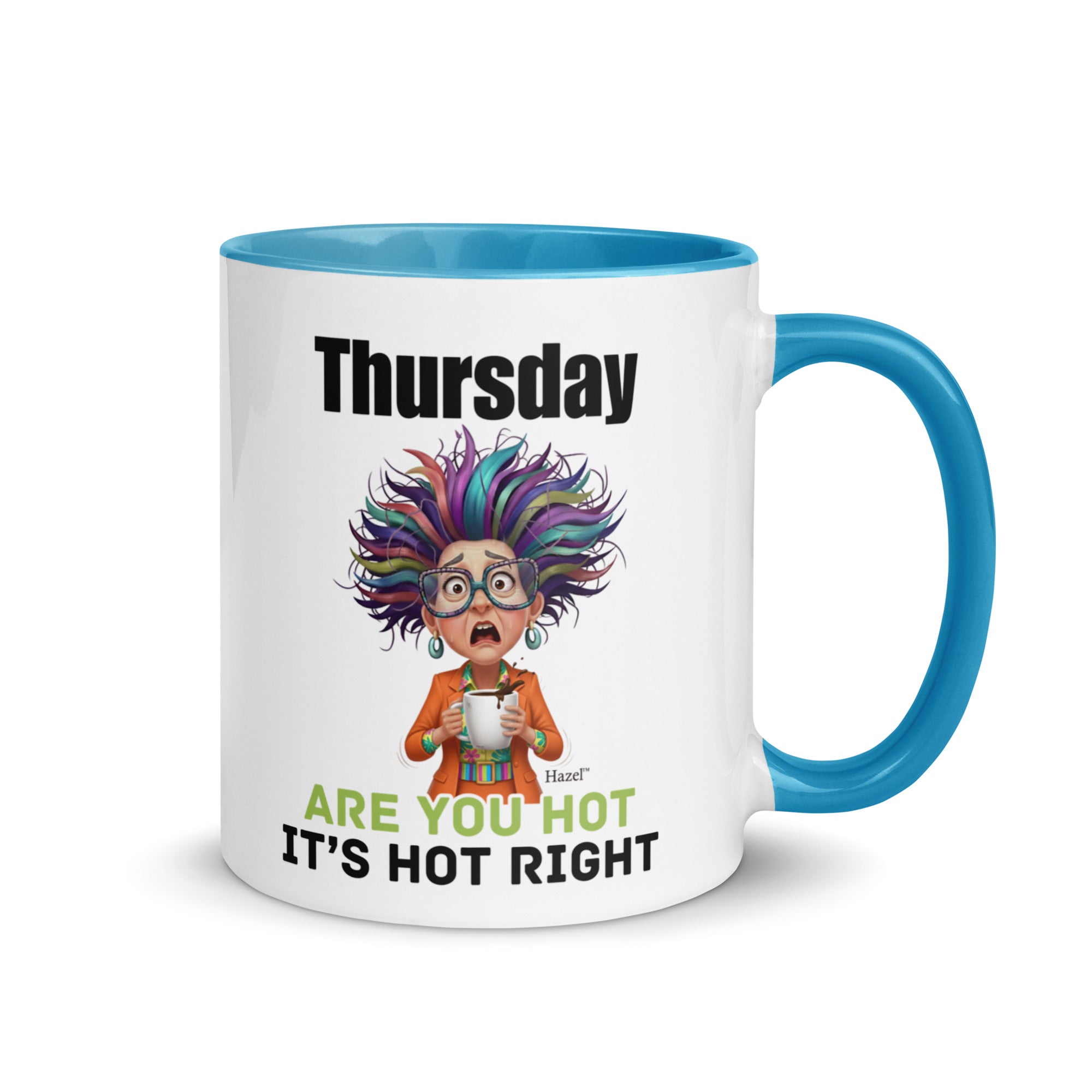 Funny Midlife Coffee Mug 11oz - Thursday Mug - Is It Hot In Here