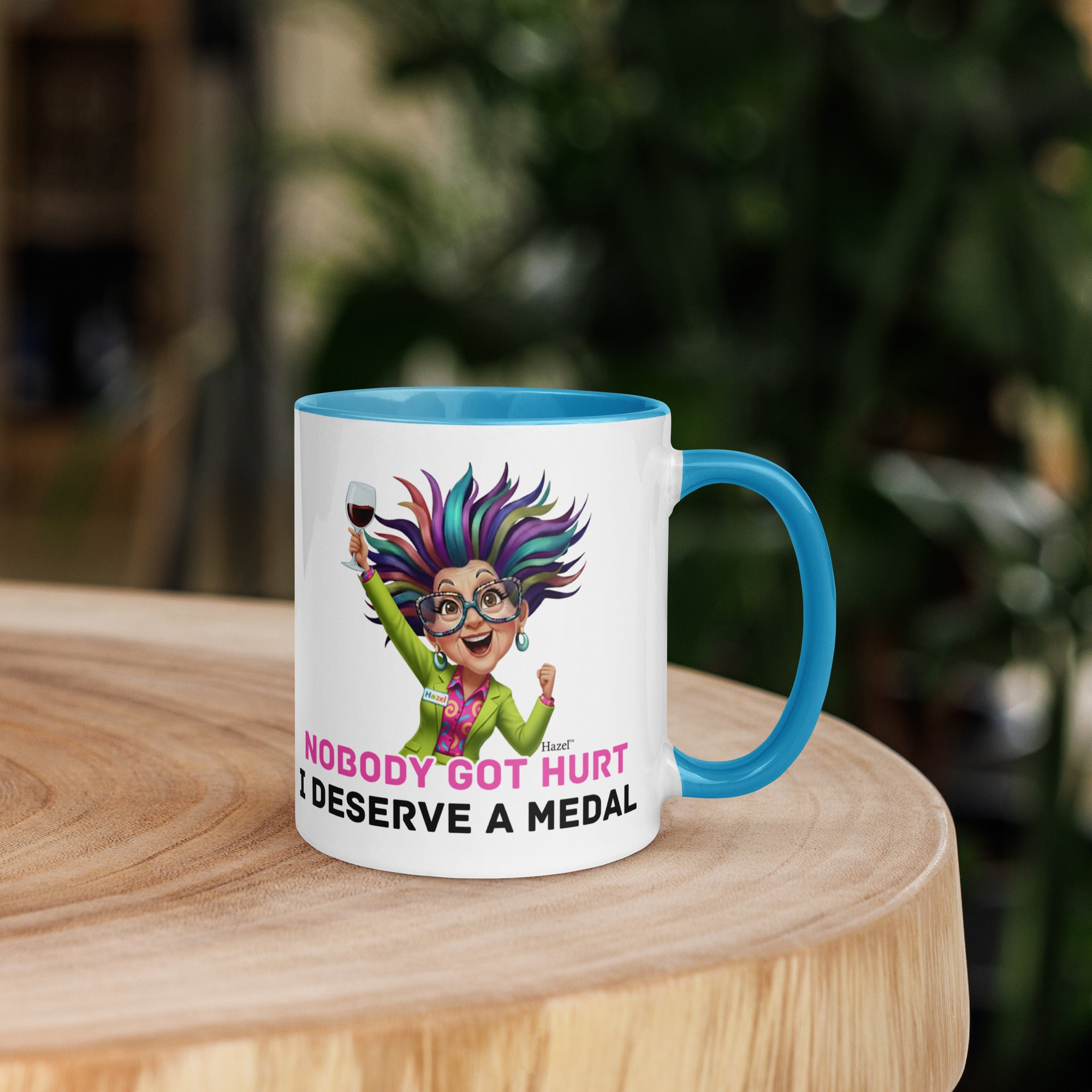 Funny Menopause Coffee Mug 11oz - Nobody Got Hurt - Deserve a Medal