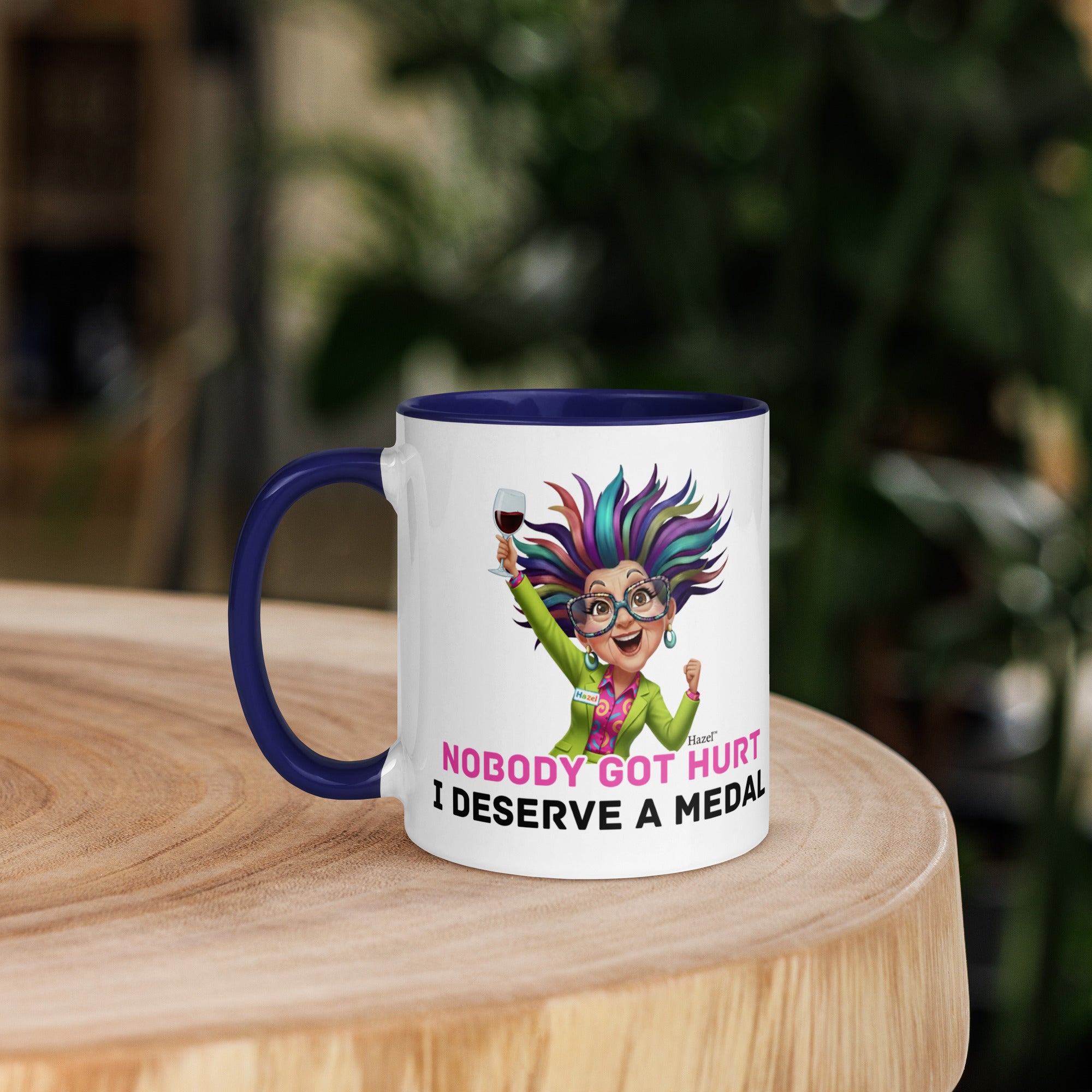 Funny Menopause Coffee Mug 11oz - Nobody Got Hurt - Deserve a Medal