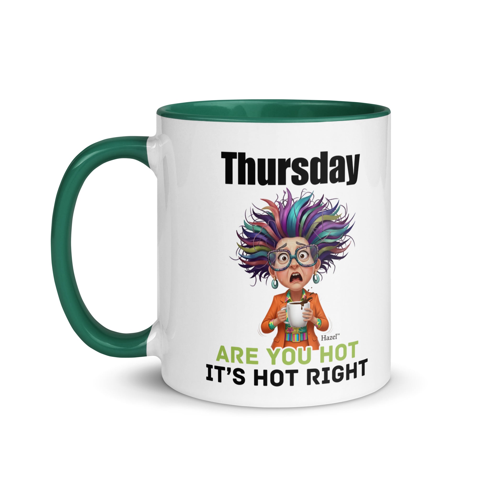 Funny Midlife Coffee Mug 11oz - Thursday Mug - Is It Hot In Here