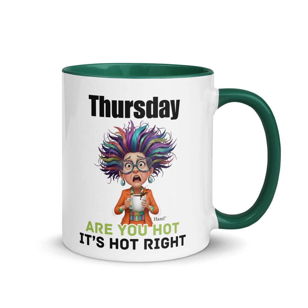 Funny Midlife Coffee Mug 11oz - Thursday Mug - Is It Hot In Here