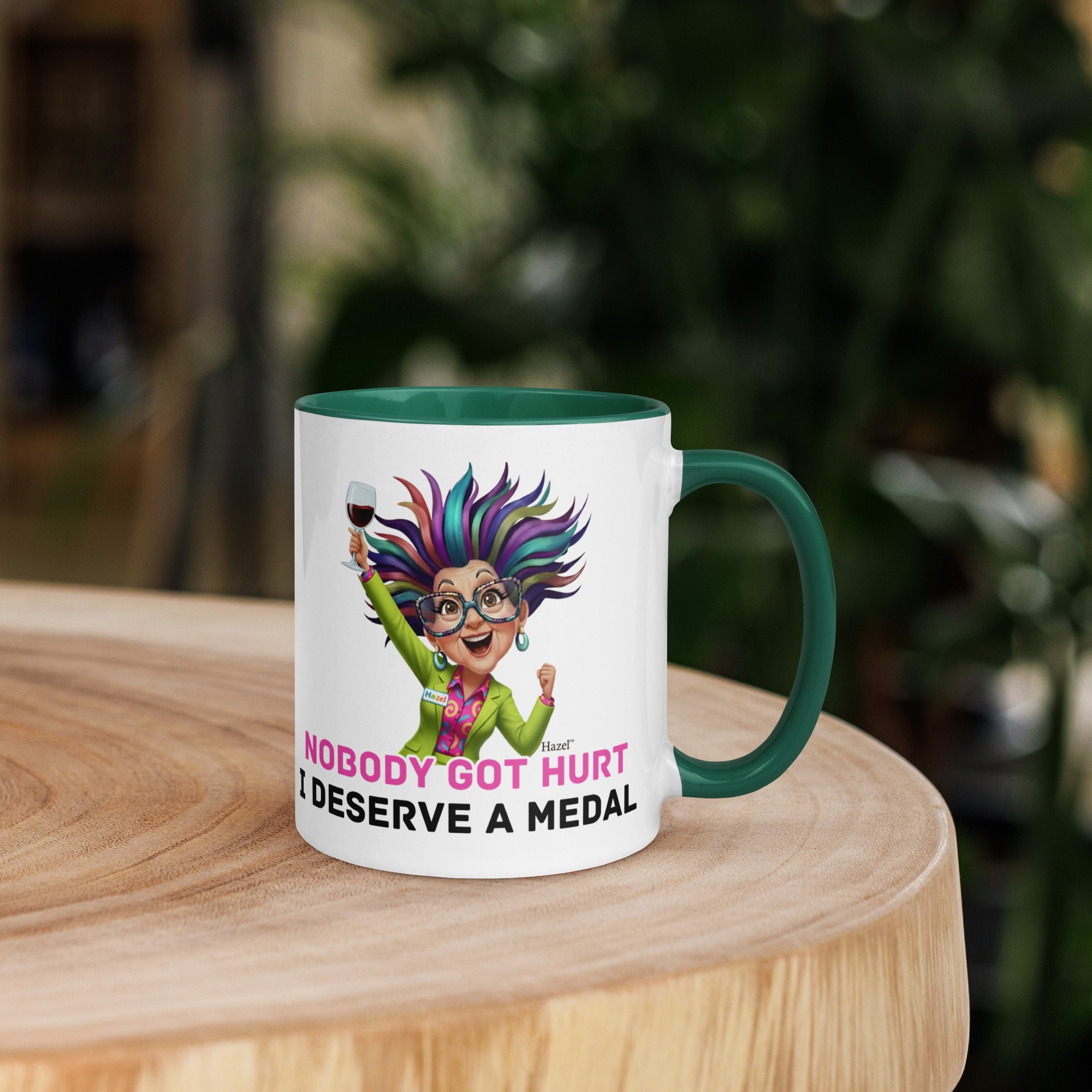 Funny Menopause Coffee Mug 11oz - Nobody Got Hurt - Deserve a Medal