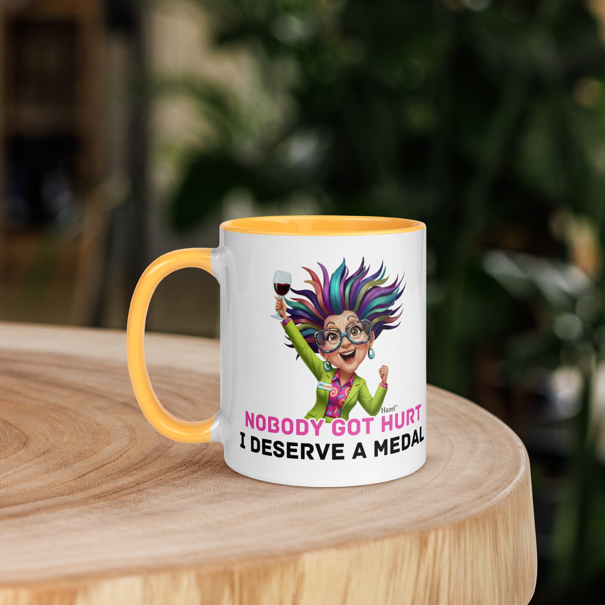 Funny Menopause Coffee Mug 11oz - Nobody Got Hurt - Deserve a Medal
