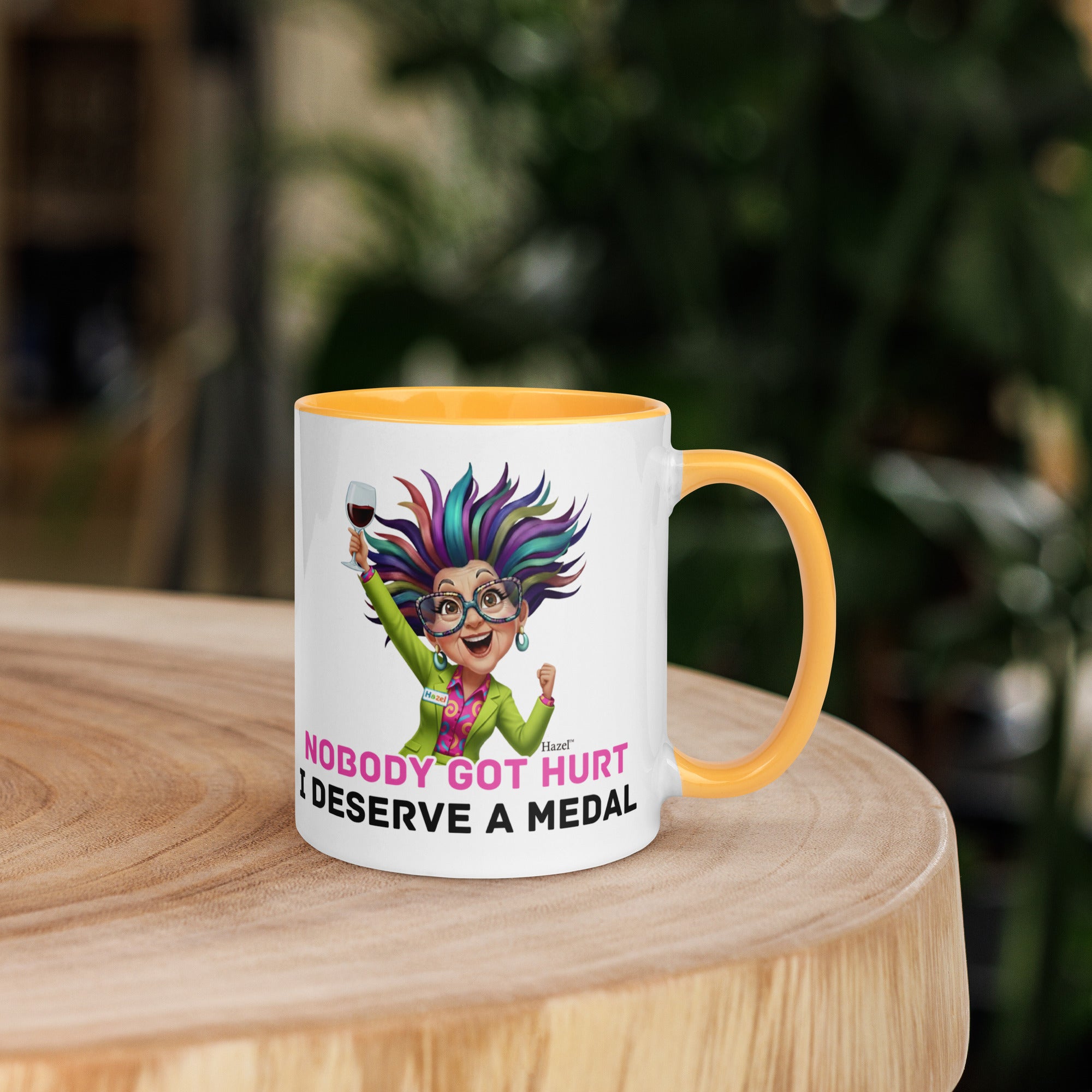 Funny Menopause Coffee Mug 11oz - Nobody Got Hurt - Deserve a Medal