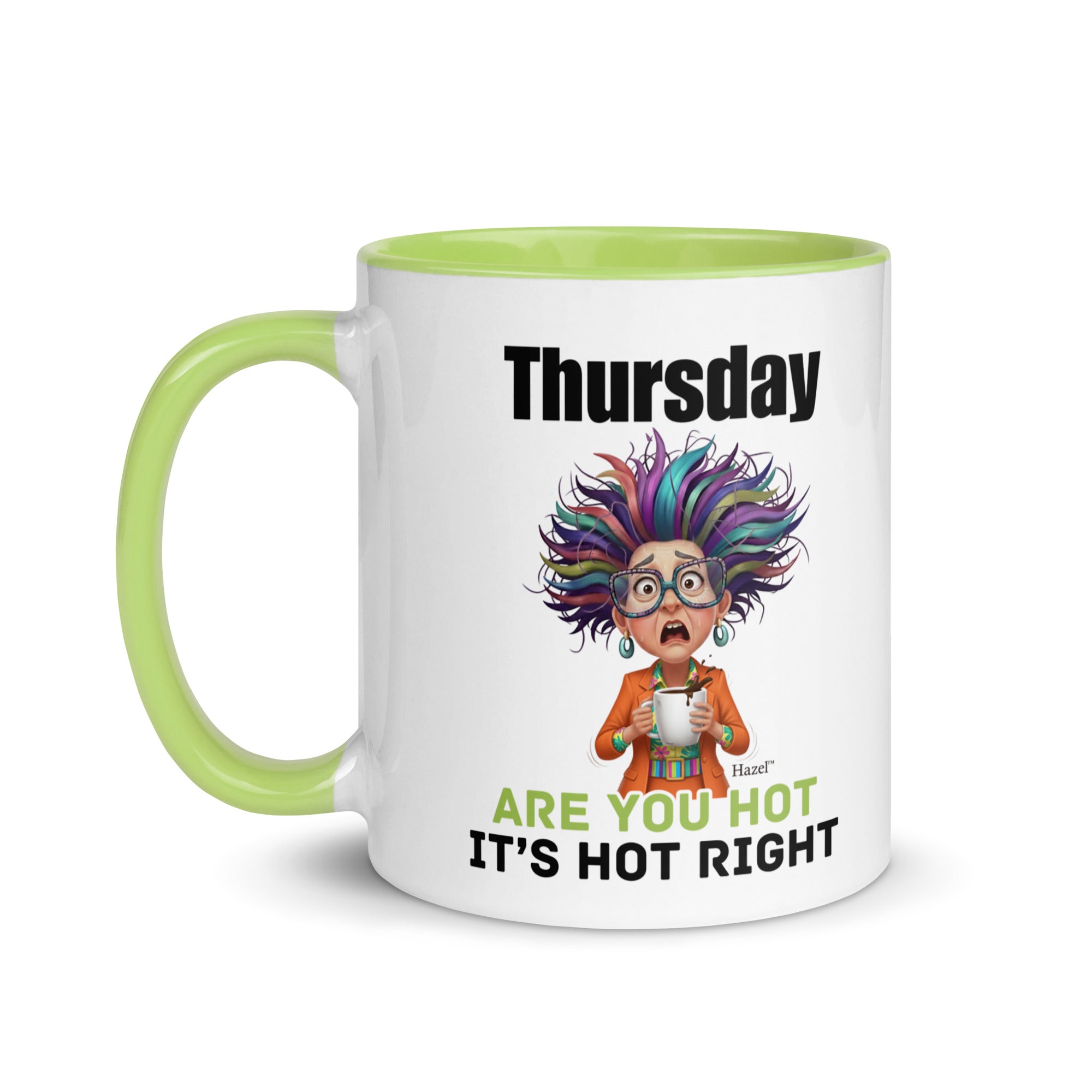 Funny Midlife Coffee Mug 11oz - Thursday Mug - Is It Hot In Here