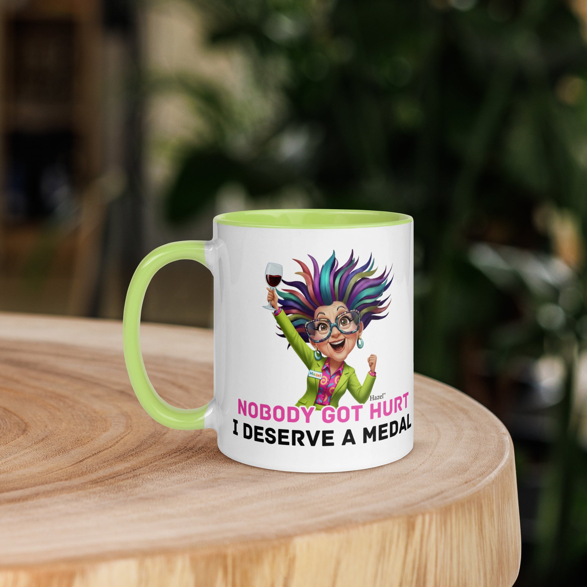 Funny Menopause Coffee Mug 11oz - Nobody Got Hurt - Deserve a Medal