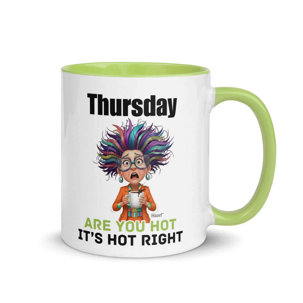 Funny Midlife Coffee Mug 11oz - Thursday Mug - Is It Hot In Here