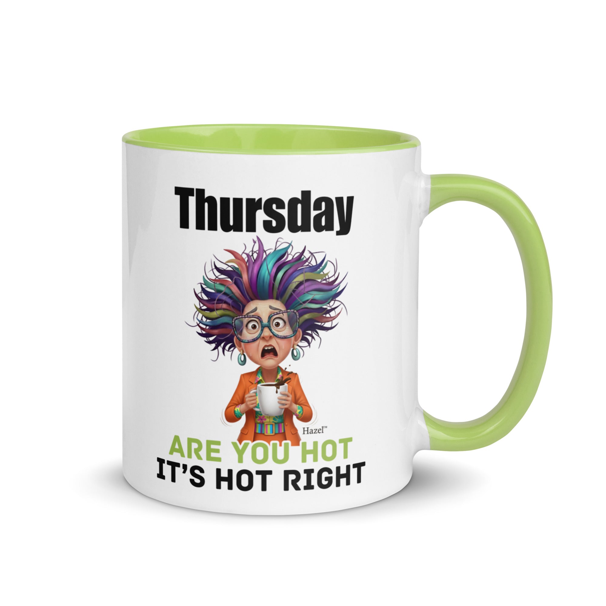 Funny Midlife Coffee Mug 11oz - Thursday Mug - Is It Hot In Here