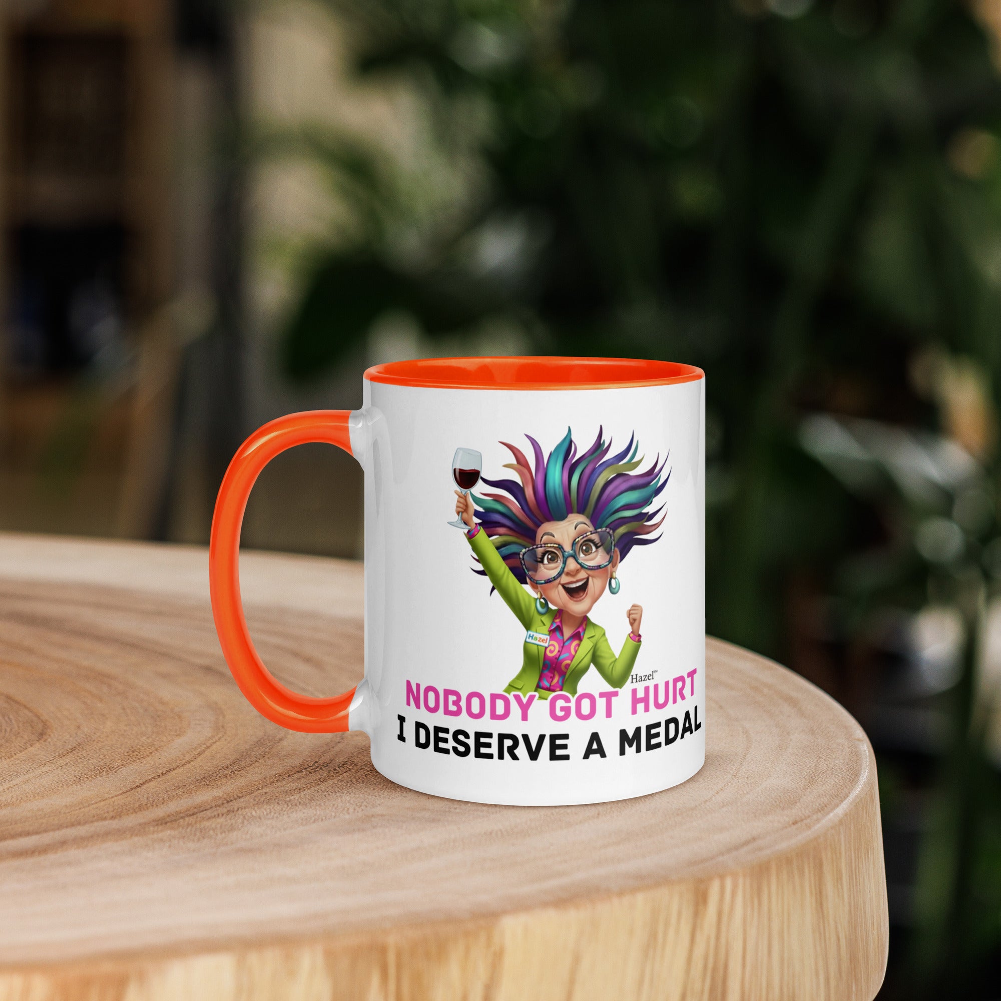 Funny Menopause Coffee Mug 11oz - Nobody Got Hurt - Deserve a Medal