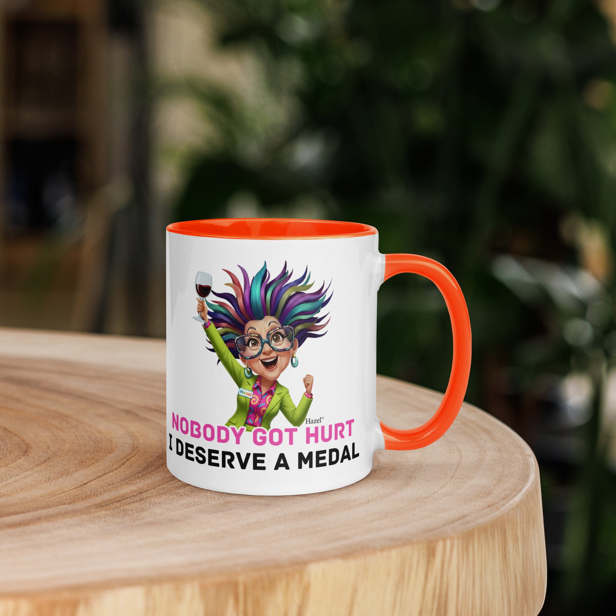 Funny Menopause Coffee Mug 11oz - Nobody Got Hurt - Deserve a Medal