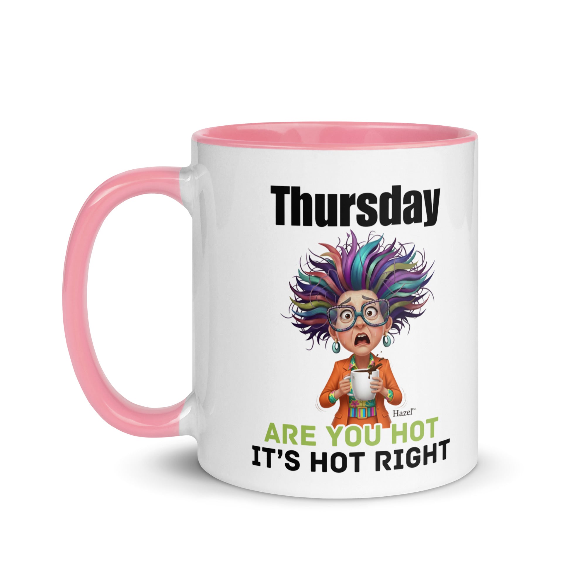 Funny Midlife Coffee Mug 11oz - Thursday Mug - Is It Hot In Here