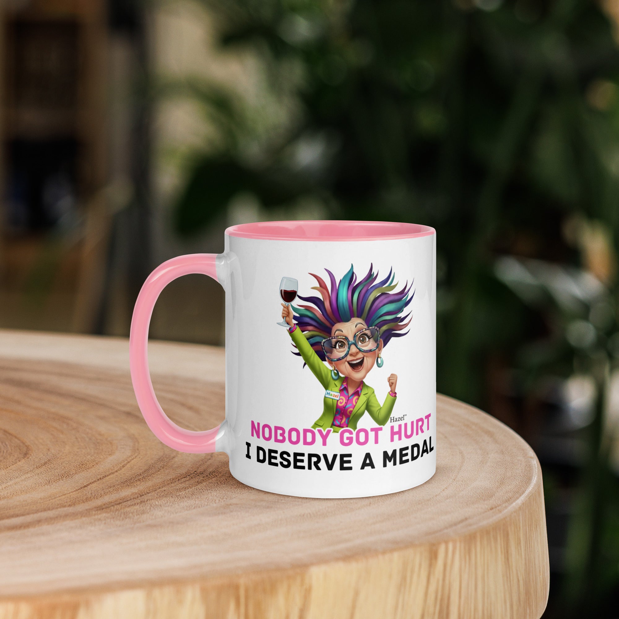 Funny Menopause Coffee Mug 11oz - Nobody Got Hurt - Deserve a Medal