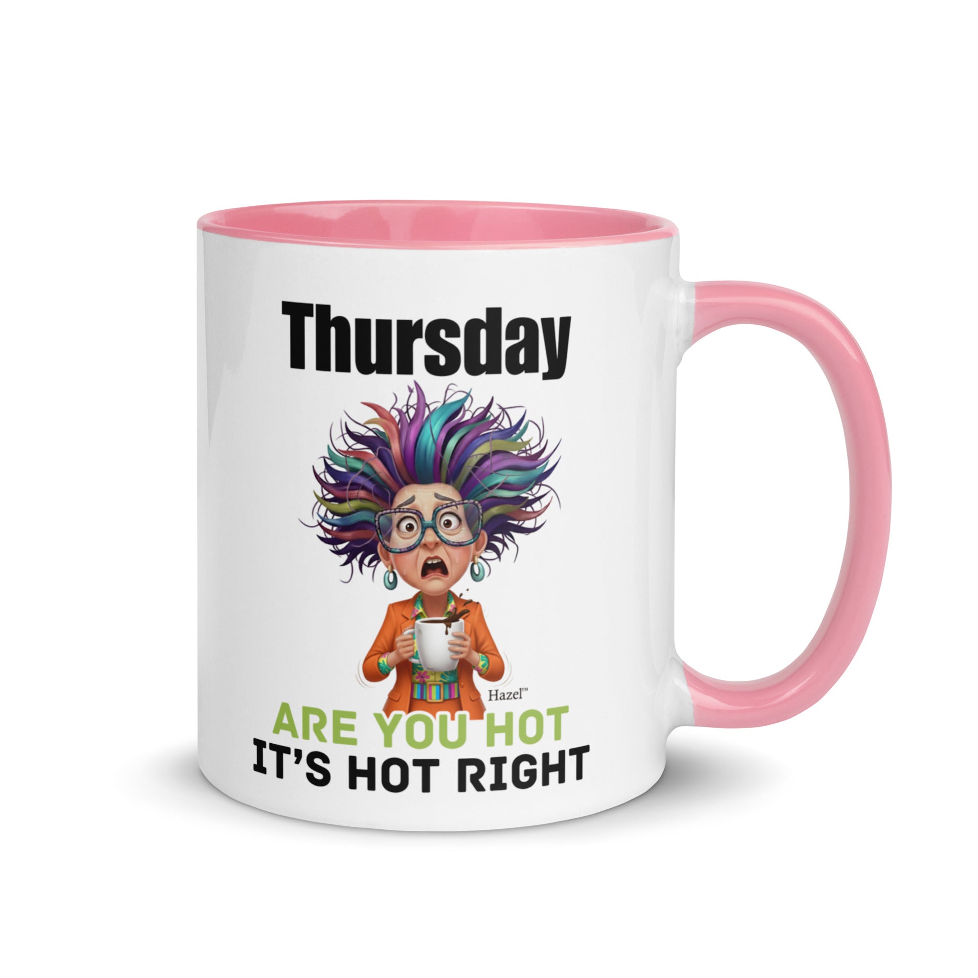 Funny Midlife Coffee Mug 11oz - Thursday Mug - Is It Hot In Here