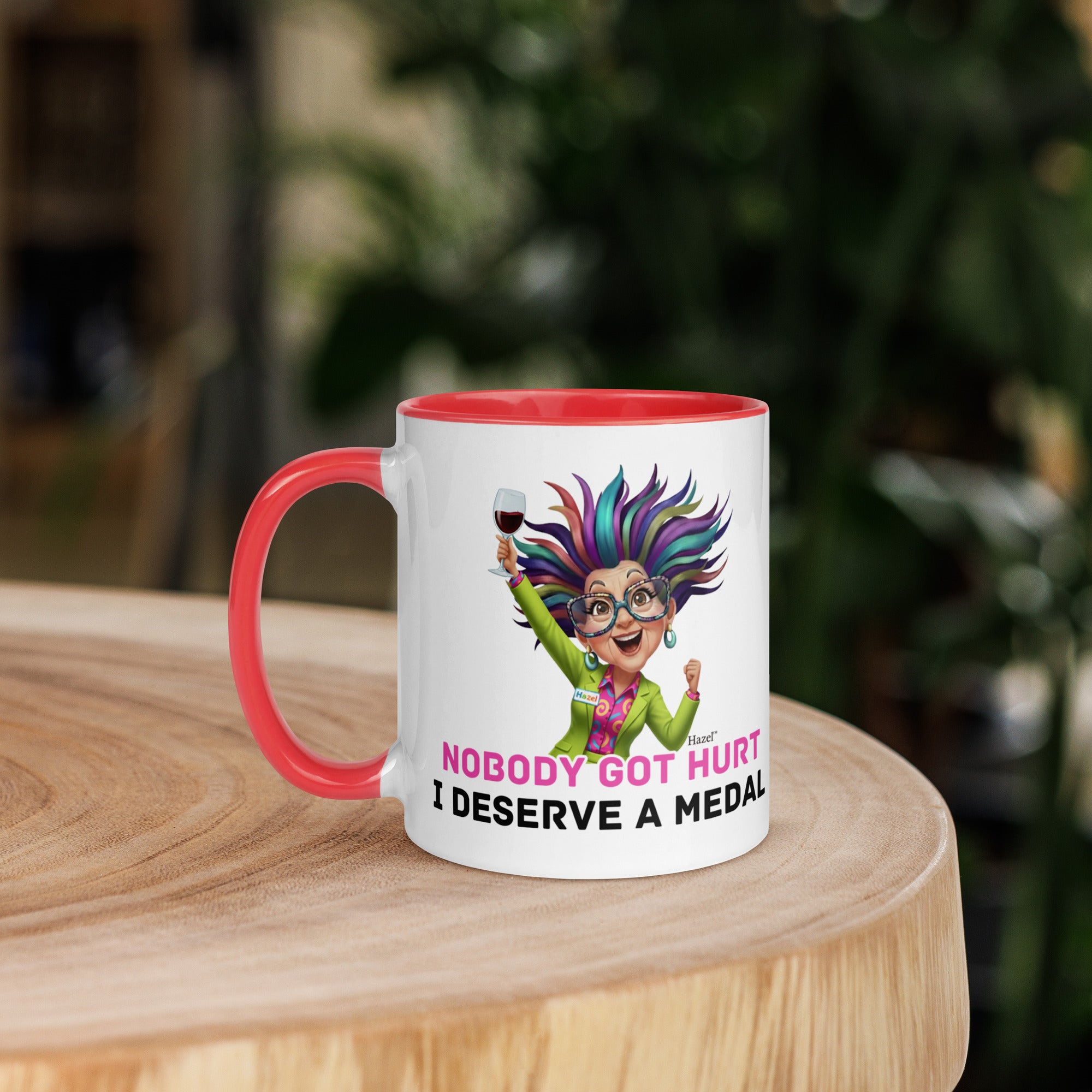 Funny Menopause Coffee Mug 11oz - Nobody Got Hurt - Deserve a Medal