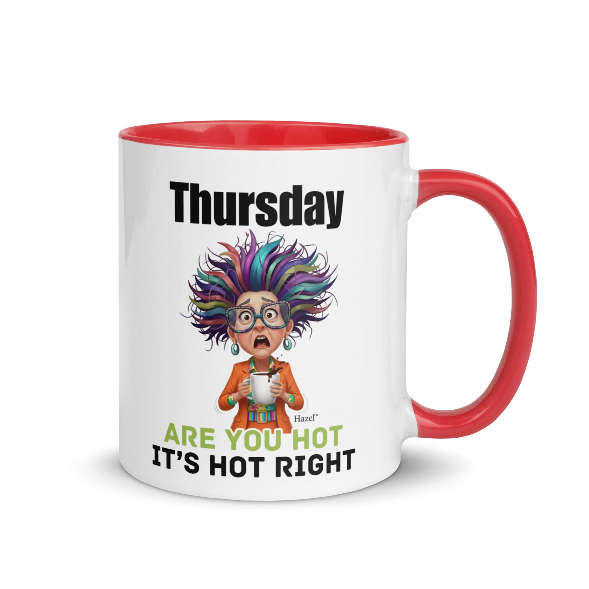 Funny Midlife Coffee Mug 11oz - Thursday Mug - Is It Hot In Here