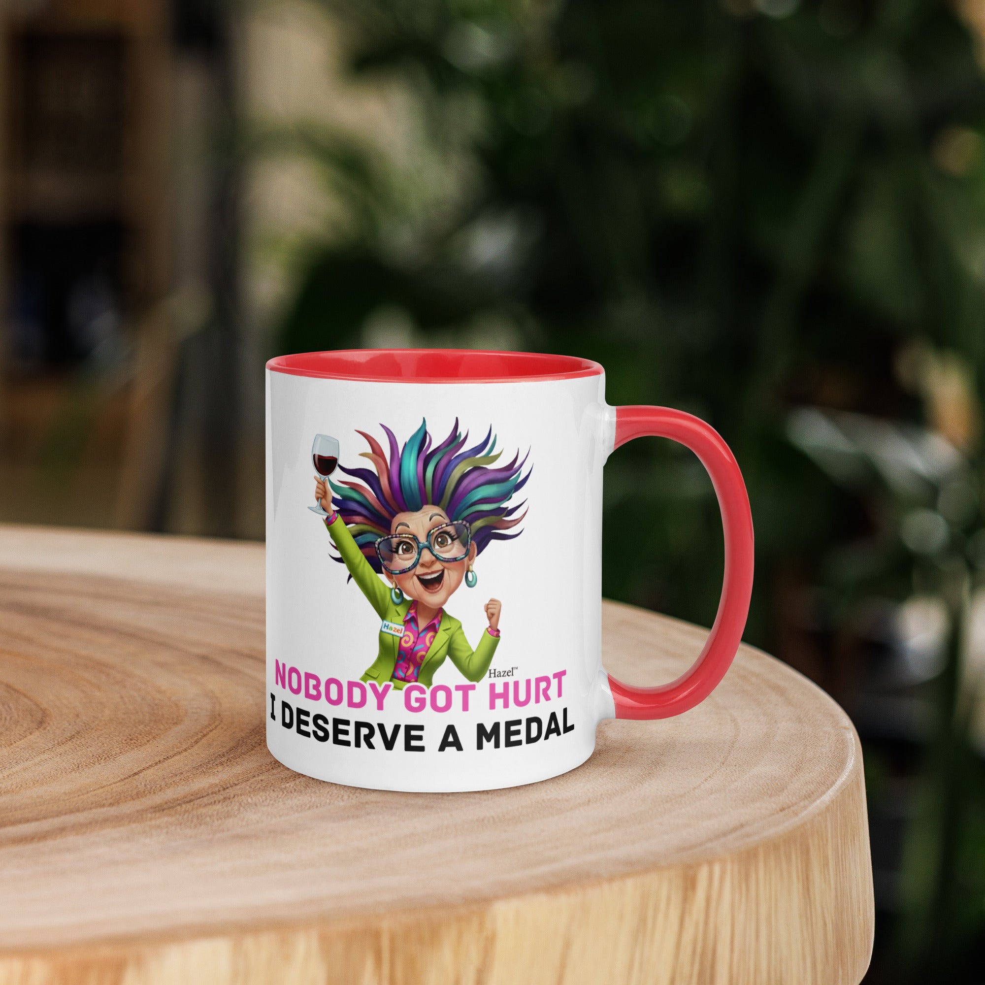 Funny Menopause Coffee Mug 11oz - Nobody Got Hurt - Deserve a Medal