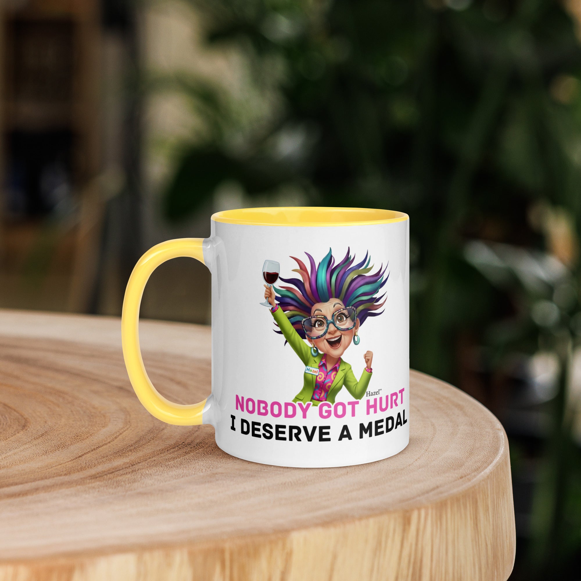 Funny Menopause Coffee Mug 11oz - Nobody Got Hurt - Deserve a Medal