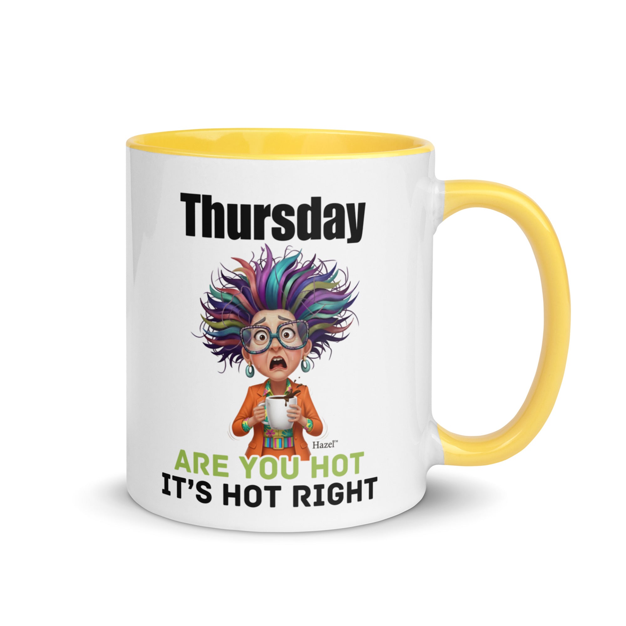 Funny Midlife Coffee Mug 11oz - Thursday Mug - Is It Hot In Here