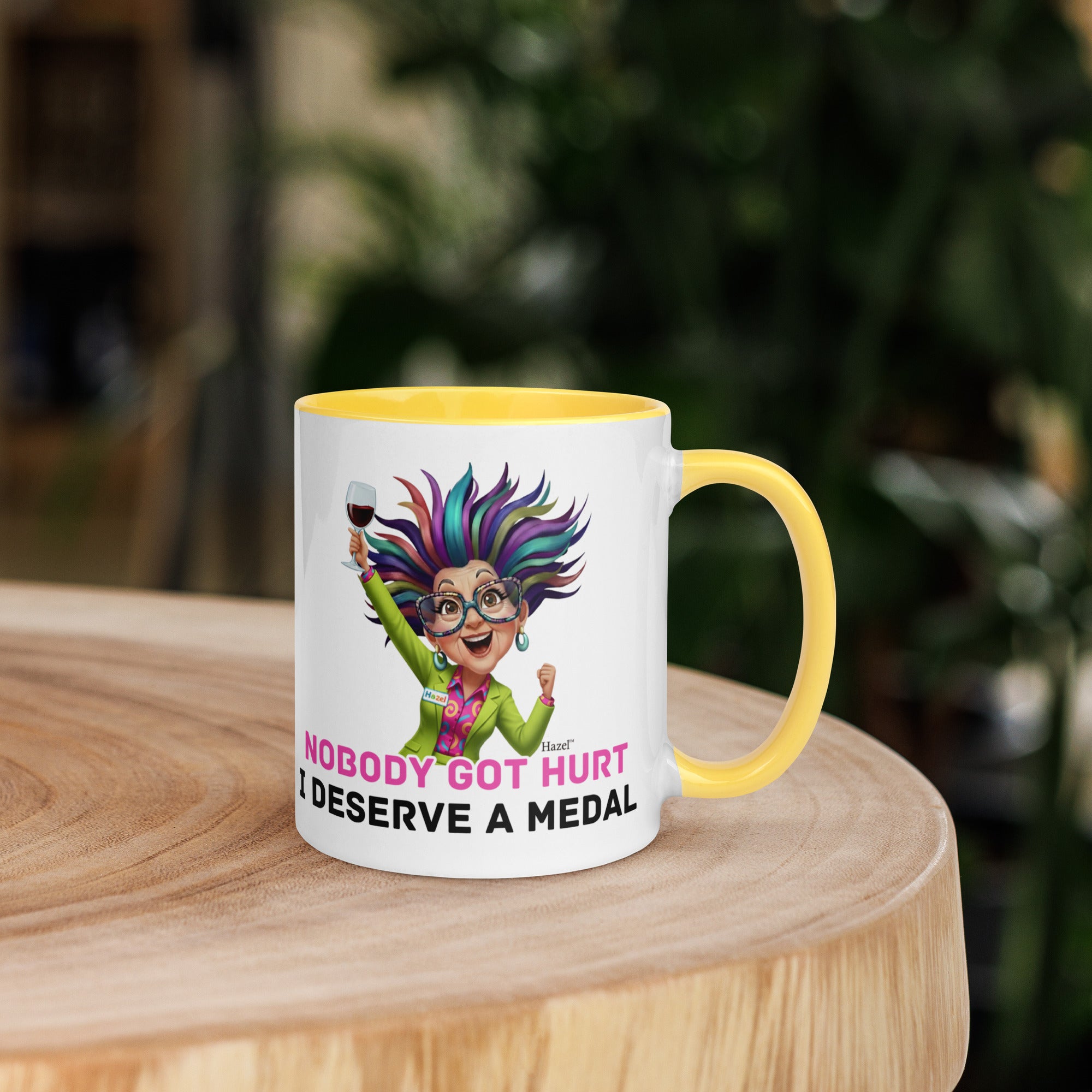 Funny Menopause Coffee Mug 11oz - Nobody Got Hurt - Deserve a Medal
