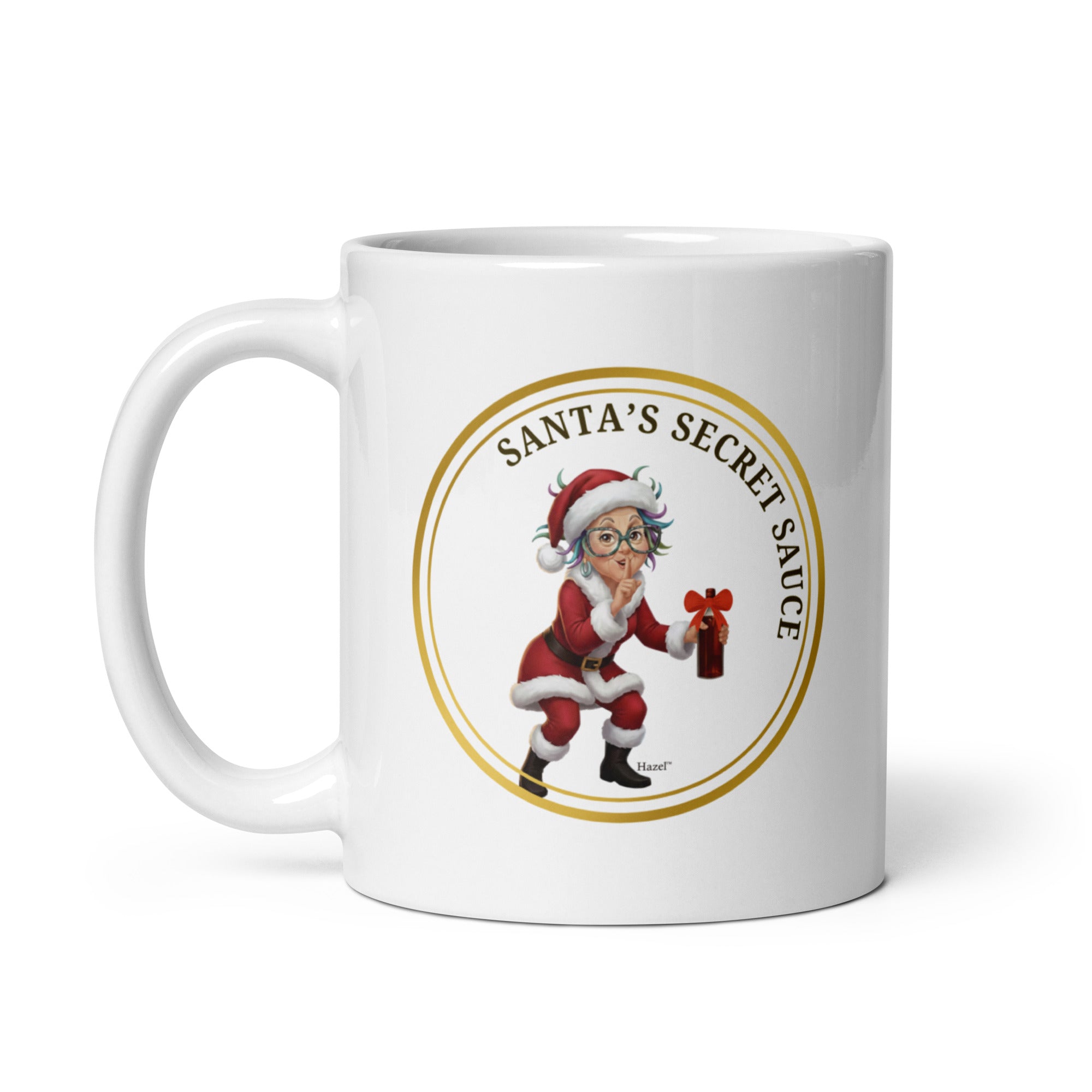 Funny Christmas Coffee Mug 11oz SANTA'S SECRET SAUCE™ Grandma Gift