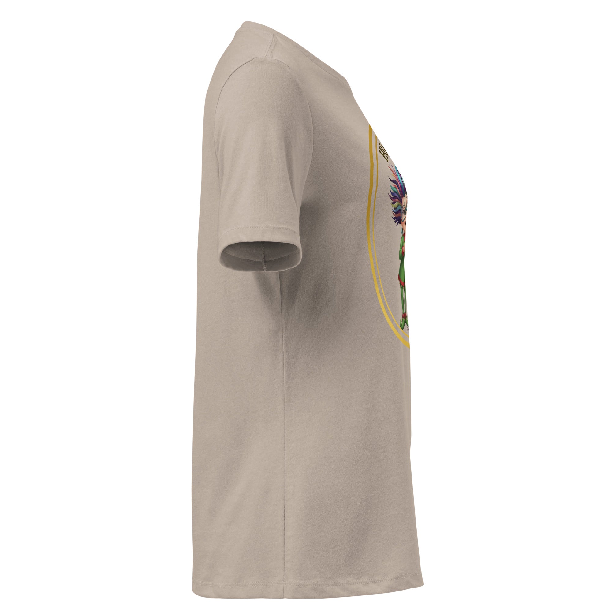 Women Crew Neck Funny Christmas Shirt HO-HO-HOLD MY COFFEE™ Funny Elf