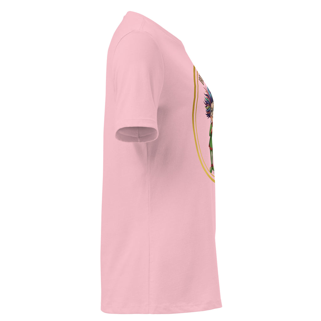 Women Crew Neck Funny Christmas Shirt HO-HO-HOLD MY COFFEE™ Funny Elf